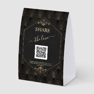 Wedding Share The Love Photo Share QR Code Sign