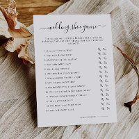 Wedding Shoe Game, Bridal Shower Shoe Game,