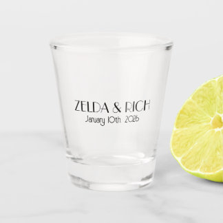 Wedding Shot Glass