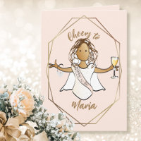 Wedding Shower Ethnic Bride to Be Champagne Toast