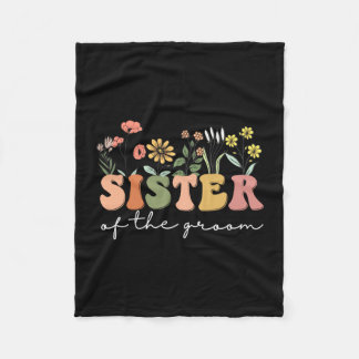 Wedding shower for sister from bride sister of the fleece blanket