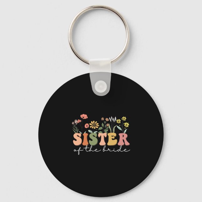 Wedding shower for sister from bride sister of the key ring (Front)
