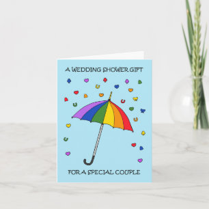 Wedding Shower Gift for Gay Couple Card