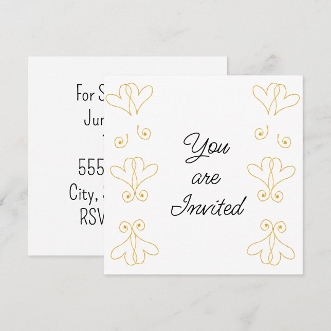 Wedding Shower invitation (Front/Back)