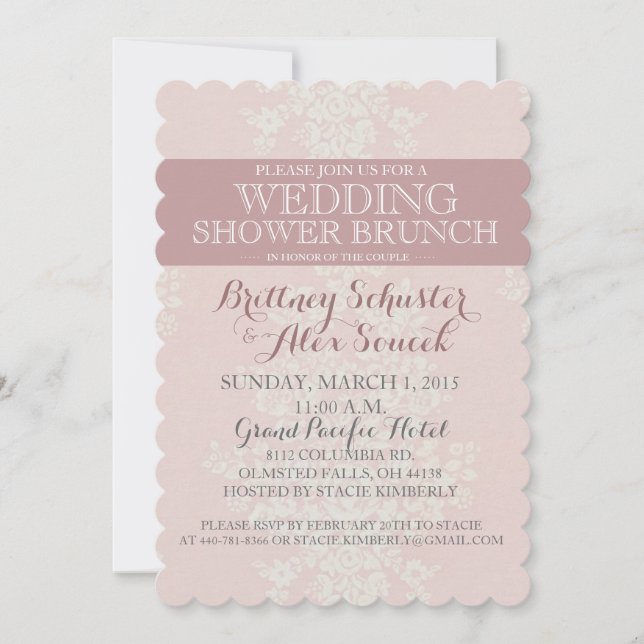 Wedding Shower Invitation (Front)