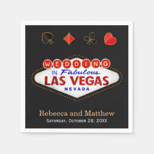 Wedding Shower Las Vegas Wedding Party Napkin