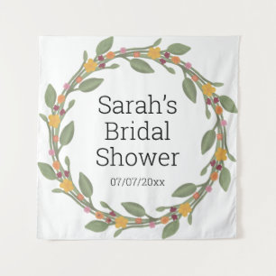 Wedding shower personalised tapestry