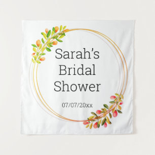 Wedding shower personalized tapestry