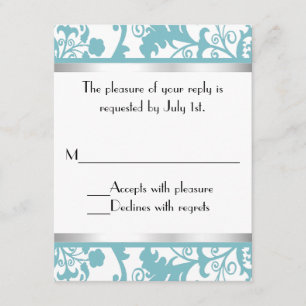 Wedding Shower RSVP Card