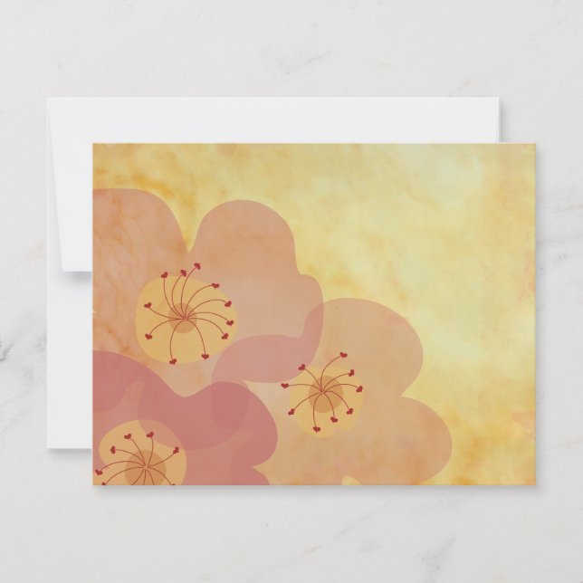 Wedding Shower Thank You Card Asian Influenced (Front)