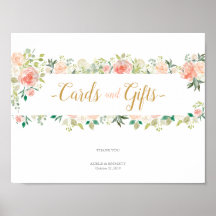 Wedding Sign Cards and Gifts | Blush Roses