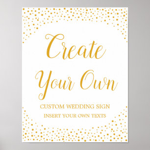 Wedding Sign – Create Your Own Confetti Sign
