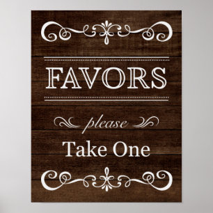 Wedding Sign – Favor Rustic Wedding Sign