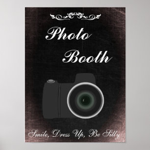 Wedding Sign for Photo Booth, chalkboard style