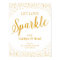 Wedding Sign – Let Love Sparkle Confetti Sign