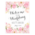 Wedding sign, welcome, shower , poster, banner