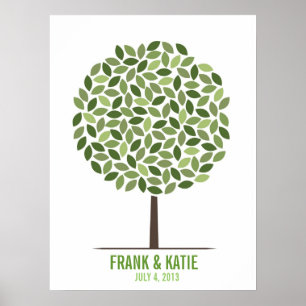 Wedding Signature Tree Poster