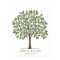 Wedding Signature Tree Poster – Natural Green