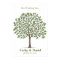 Wedding Signature Tree Poster – Natural Green–XL