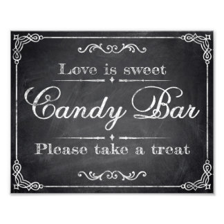 Wedding signs - chalkboard - Candy Bar -