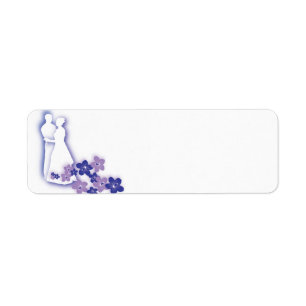 Wedding silhouette labels