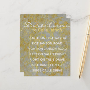 Wedding Silver Lining Enclosure Card