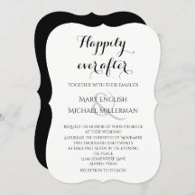 Wedding Simple Elegant Happily Every After