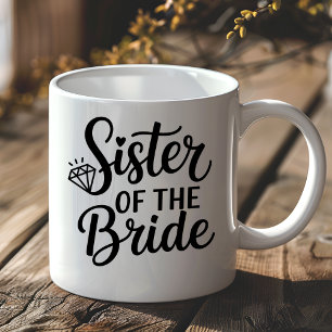 Wedding Sister of the Bride Squad Bachelorette Coffee Mug