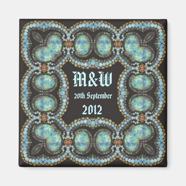 Wedding Souvenir Magnet (Front)