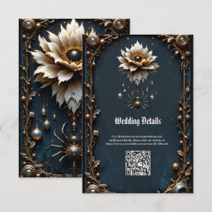 Wedding Spider – Guardian of the Moon Bloom. Enclosure Card