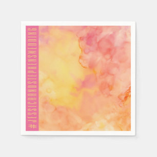 Wedding Standard Napkin Fresh Flowers Floral