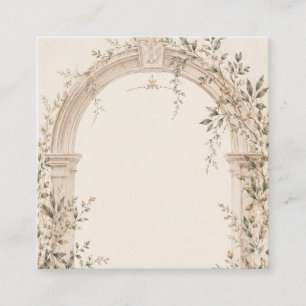 Wedding Stationery for Mediterranean Ceremonies Square Business Card