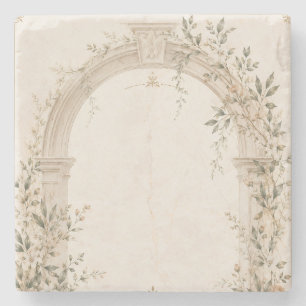 Wedding Stationery for Mediterranean Ceremonies Stone Coaster
