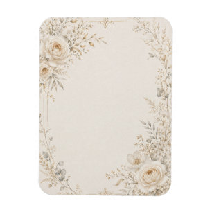 Wedding Stationery with Refined Neutral Details Magnet