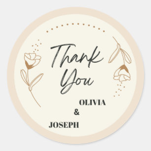 Wedding sticker