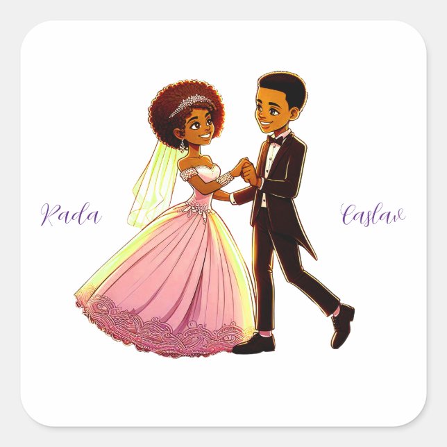 Wedding sticker (Front)