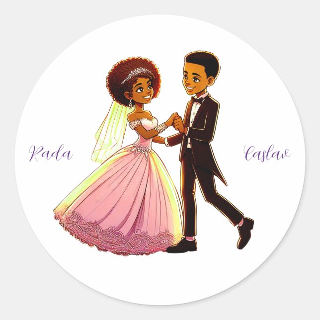 Wedding sticker (Front)