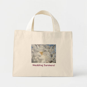 Wedding Survivors! Tote bag gifts White Magnolias
