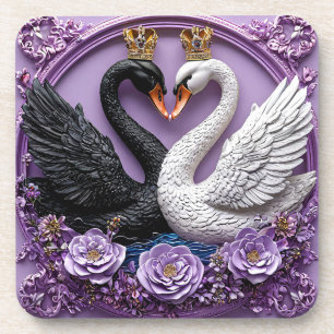 Wedding Swans Coaster