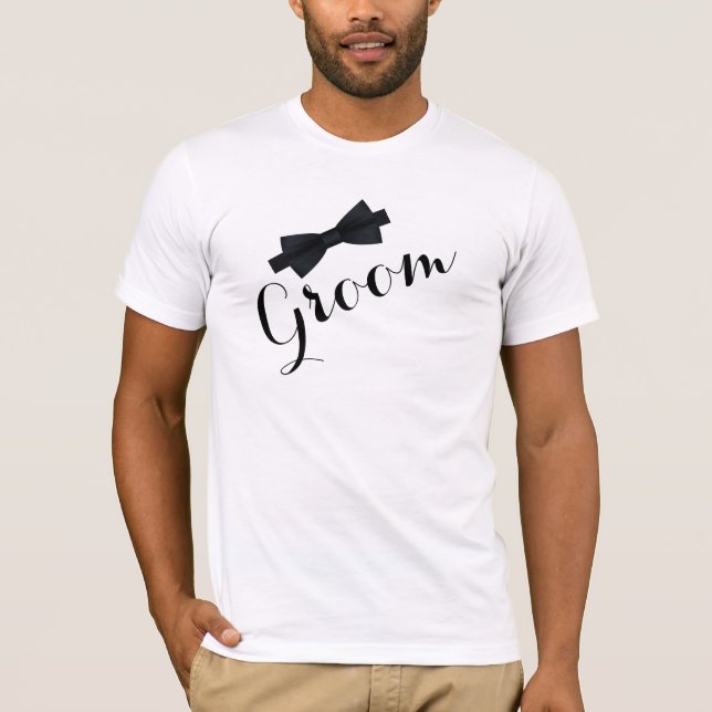 Wedding T-Shirt For Groom (Front)