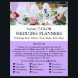 Wedding Table Display, Wedding Event Planner Flyer<br><div class="desc">Wedding Table Display,  Wedding Event Planner Advertising Flyer by The Business Card Store.</div>