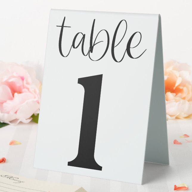 Wedding Table Number 1 (In SItu (Wedding))