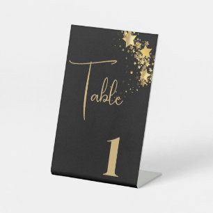 Wedding Table Number Card Pedestal Sign