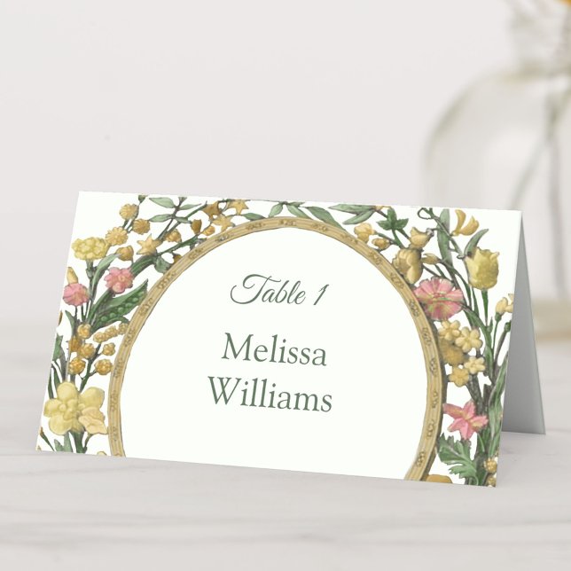  Wedding Table Number Seating Place Card (Creator Uploaded)