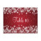 Wedding Table Number Winter Sparkle Red