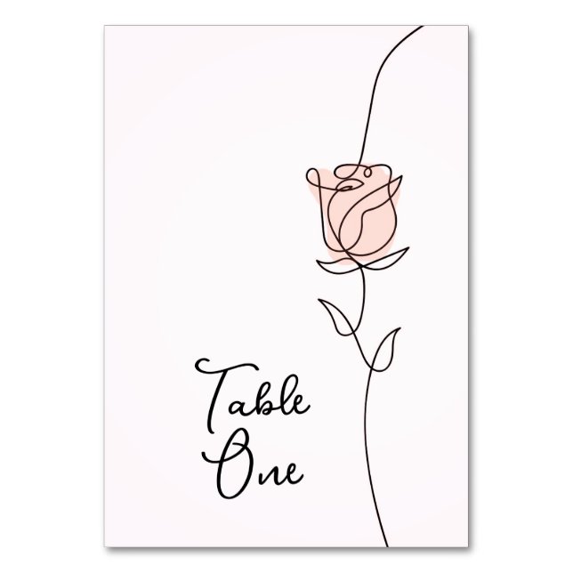 Wedding table numbers (Front)