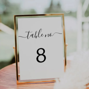 Wedding Table Numbers, Printable Table Numbers, Pedestal Sign