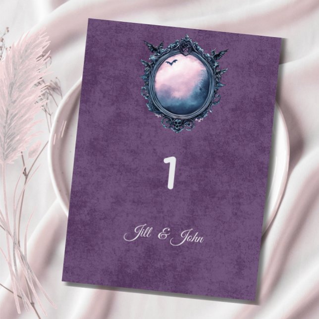 Wedding Table Numbers Vintage Academia Mirror  (Creator Uploaded)