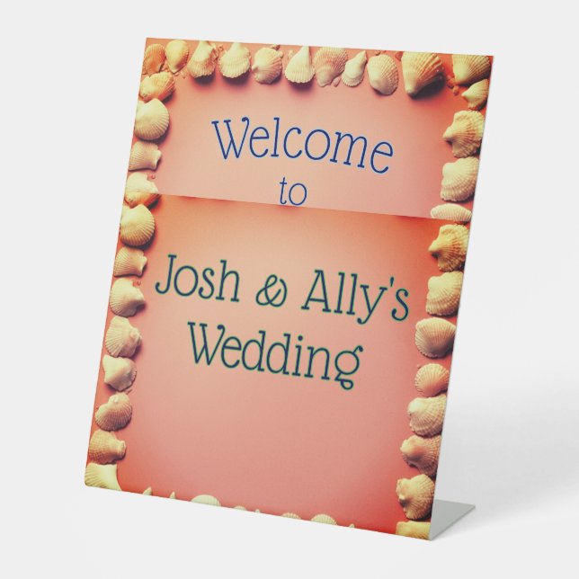 Wedding Table Sign (Front)