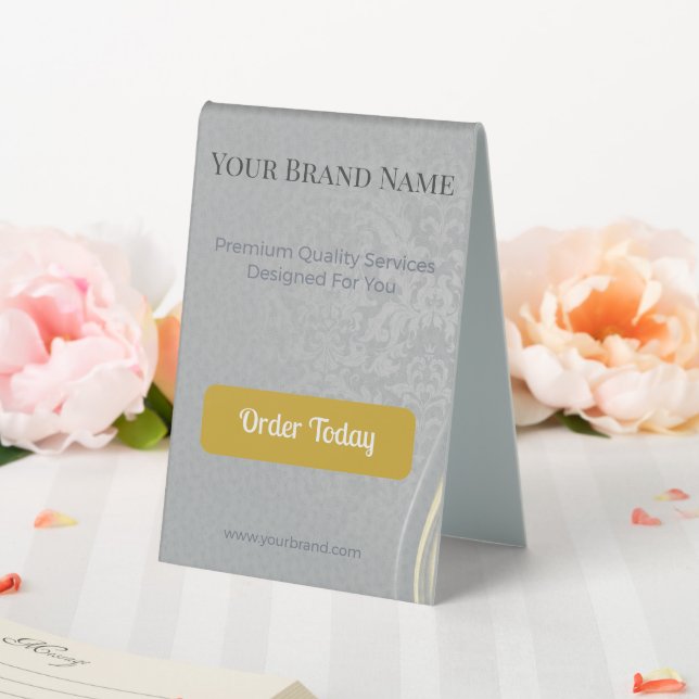 Wedding Table Tent Vendor Business Display (In SItu (Wedding))